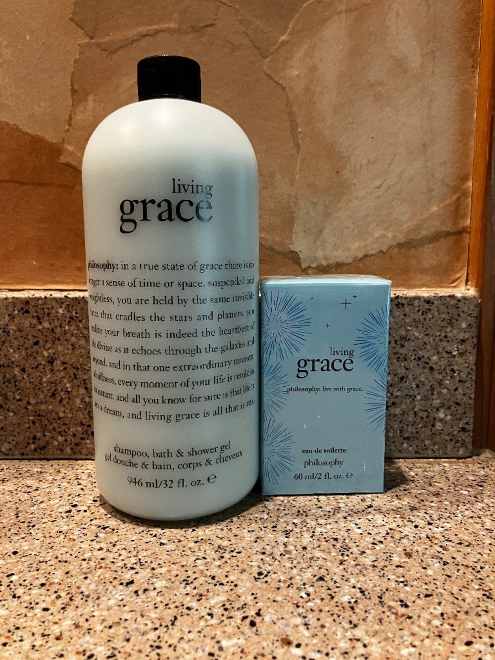 Philosophy Living Grace Jumbo Shower Gel & Body Fragrance ! NIB